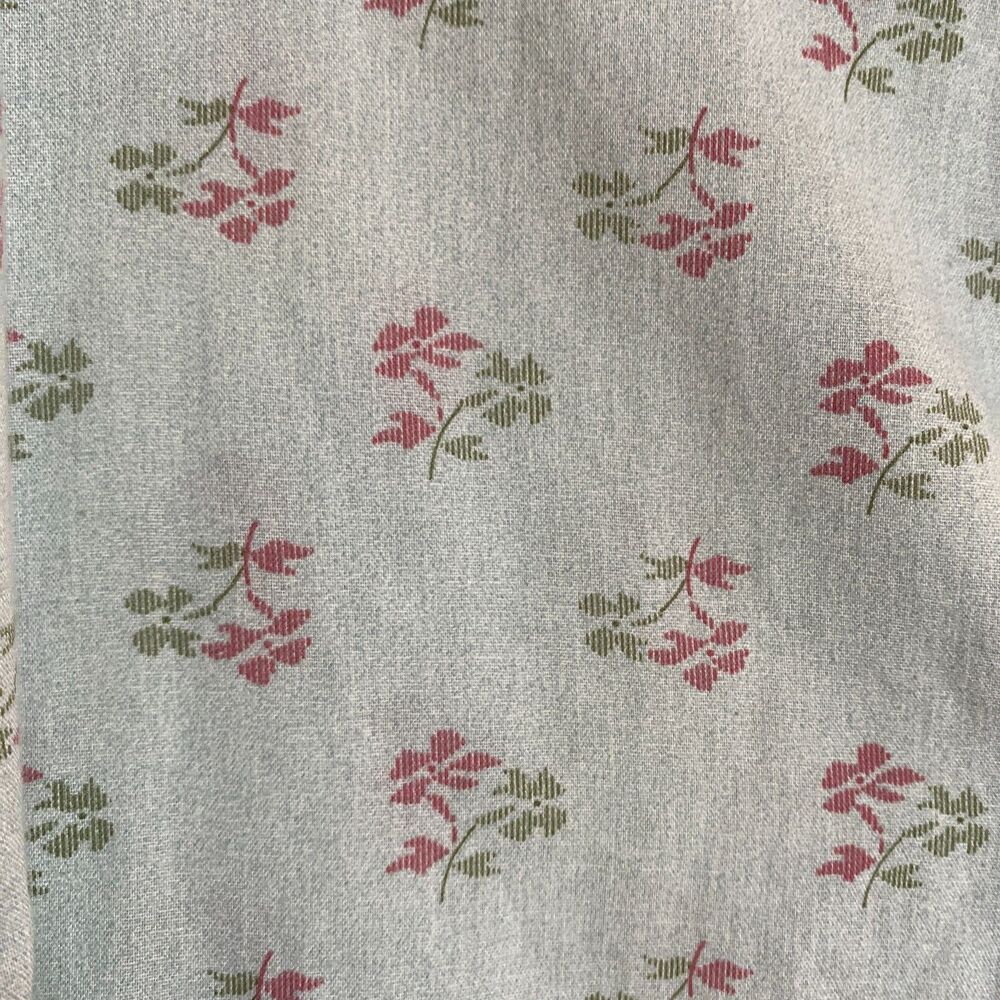 Vintage JC Penney Ditsy Flower Print Long Sleeve Button Up Pajama Set Size L - Picture 8 of 14